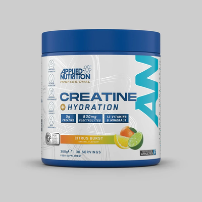 Creatine + Hydration Citrus Burst Applied Nutrition 360g