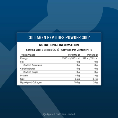 Collagen Peptides Unflavored Applied Nutrition 300g