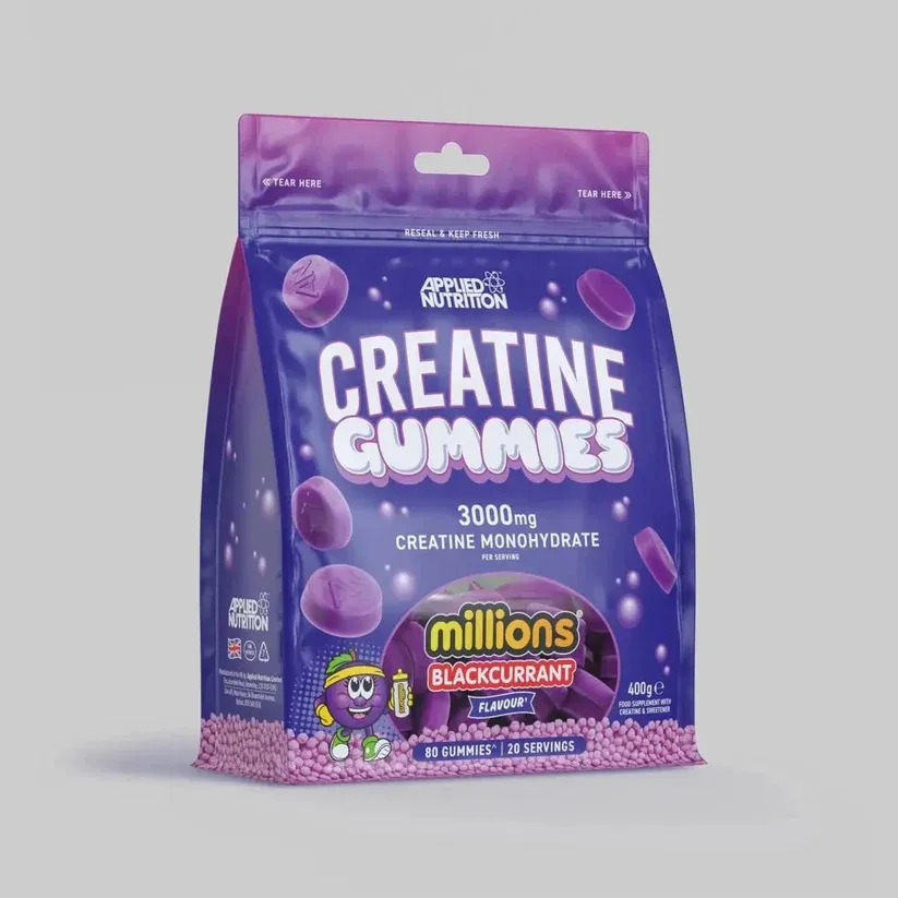 Creatine Gummies 3000mg (3g) Applied Nutrition Blackcurrant