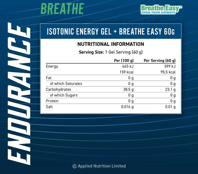 Breathe Isotonic Energy Gel Applied Nutrition
