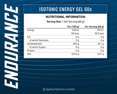 Endurance Isotonic Energy Gel Applied Nutrition