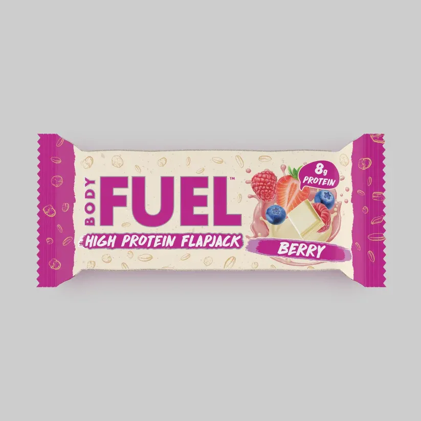 BODYFUEL™ High Protein Flapjack Berry Single
