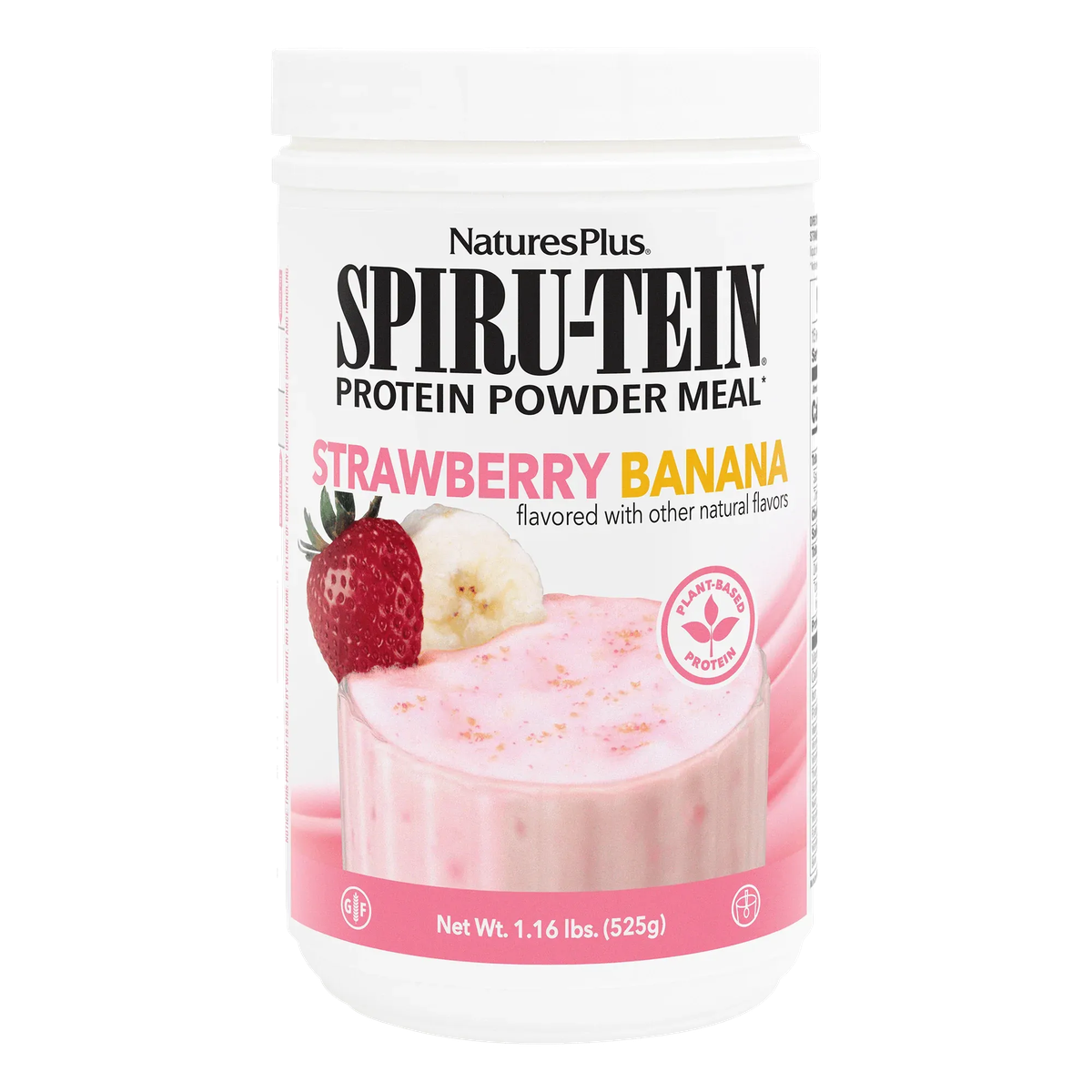 SPIRU-TEIN® Protein Powder Meal (Strawberry Banana) flavor - Nature's Plus