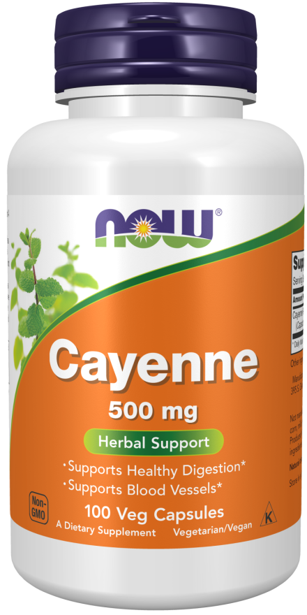 Cayenne 500 mg Veg Capsules- 100 capsules