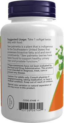 Saw Palmetto Extract 160 mg Softgels