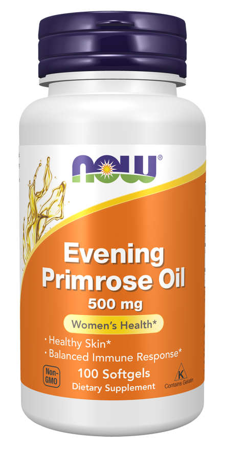 Evening Primrose Oil 500 mg Softgels - 100 softgels