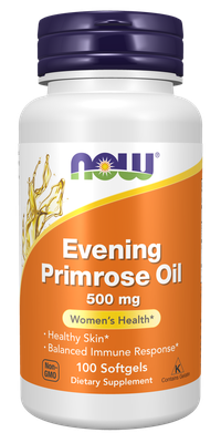 Evening Primrose Oil 500 mg Softgels - 100 softgels