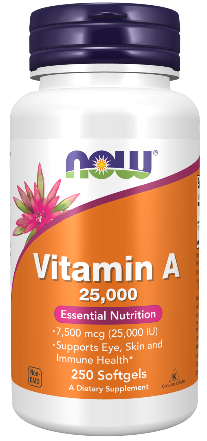 Vitamin A 25,000 Softgels -250 softgels