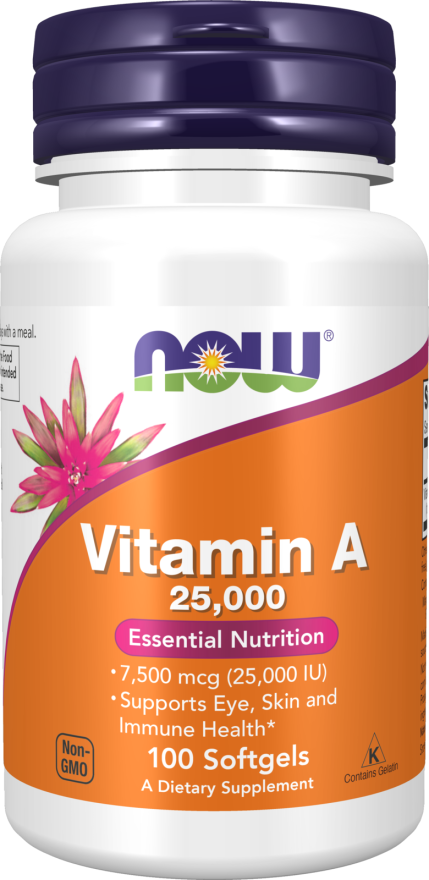 Vitamin A 25,000 Softgels -100 softgels