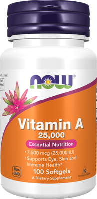 Vitamin A 25,000 Softgels -100 softgels