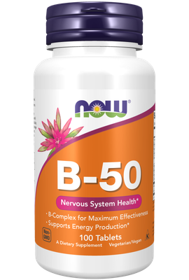 Vitamin B-50 Tablets- 100 tabs