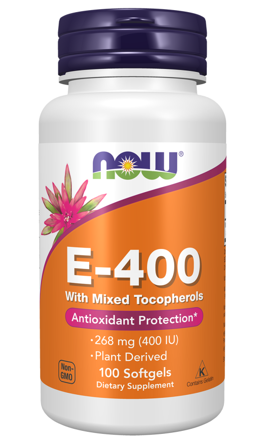Vitamin E-400 With Mixed Tocopherols Softgels- 100 softgels
