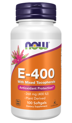 Vitamin E-400 With Mixed Tocopherols Softgels- 100 softgels