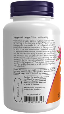 Vitamin C-1000 Tablets - 100 veg caps