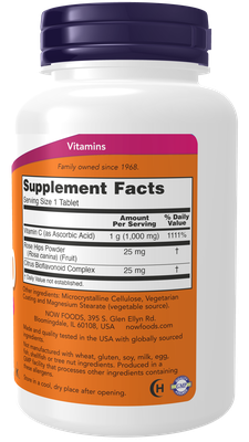 Vitamin C-1000 Tablets - 100 veg caps