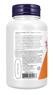 Berberine Glucose Support Softgels - 90 softgels