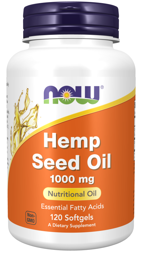 Hemp Seed Oil 1000 mg Softgels- 120 softgels