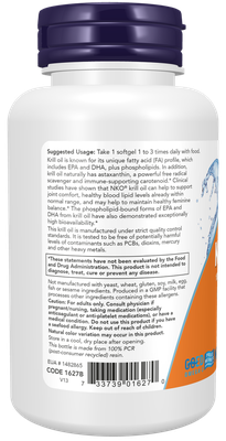 Krill 1000, Double Strength 1000 mg Softgel- 60 softgels