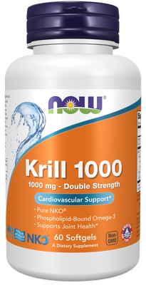 Krill 1000, Double Strength 1000 mg Softgel- 60 softgels