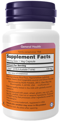 7-KETO® 100 mg Veg Capsules- 60 veg caps