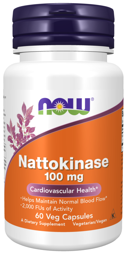 Nattokinase 100 mg Veg Capsules- 60 veg caps