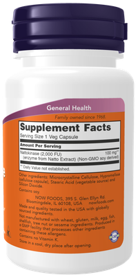 Nattokinase 100 mg Veg Capsules- 60 veg caps