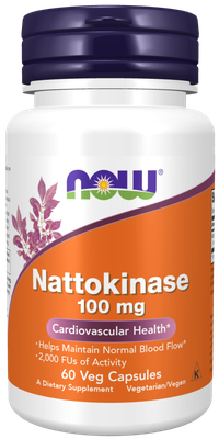 Nattokinase 100 mg Veg Capsules- 60 veg caps