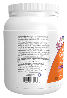 Multi Collagen Protein Types I, II & III Powder