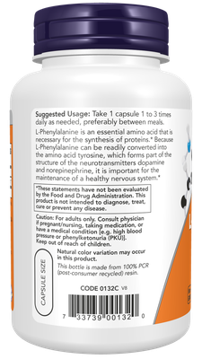 L-Phenylalanine 500 mg Veg Capsules