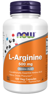 L-Arginine 500 mg Veg Capsules