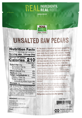 Pecans, Raw & Unsalted