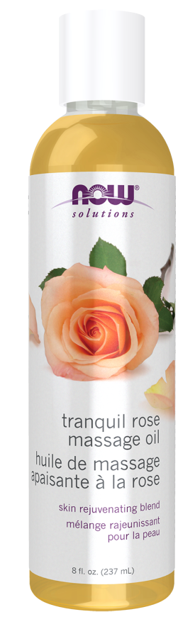 Tranquil Rose Massage Oil- 8oz NOW