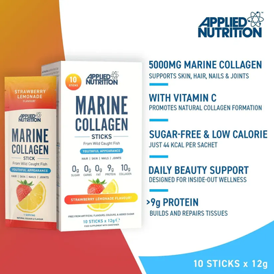Marine Collagen Sticks Single - Strawberry Lemonade
