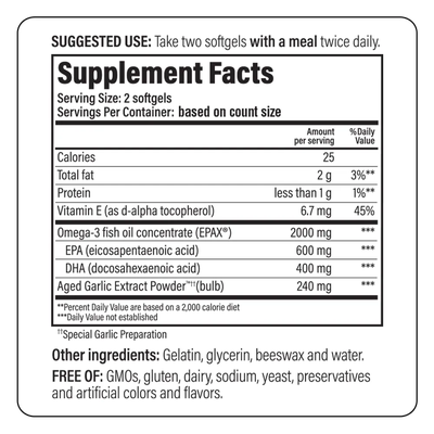 Cholesterol and Circulation Health 90 softgels