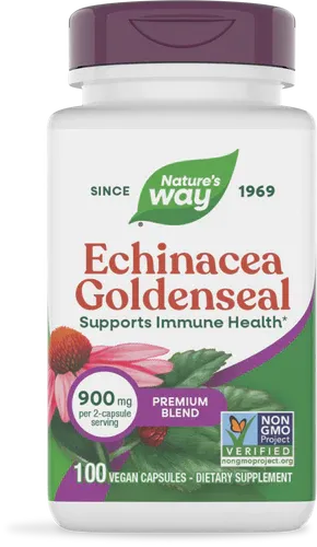 Echinacea and Goldenseal 100 veg caps Nature's Way