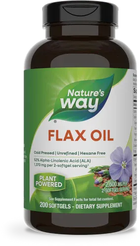 Flax Oil 200 softgels Nature's Way