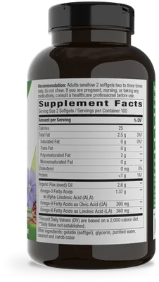 Flax Oil 200 softgels Nature's Way