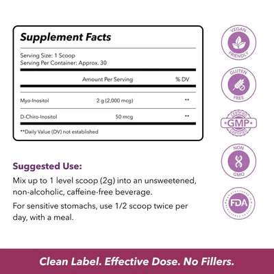 Myo-Inositol and D-Chiro Inositol Powder 40:1
