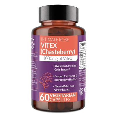 Vitex Chasteberry 60 veg caps Intimate Rose
