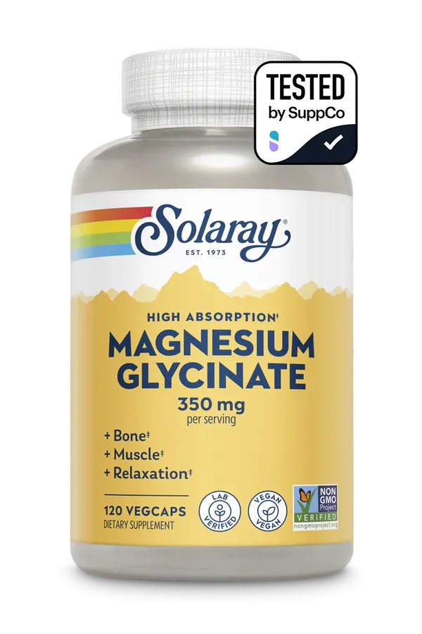 Magnesium Glycinate 350mg Solaray