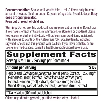 Echinacea Goldenseal Drops 30ml Nature's Way