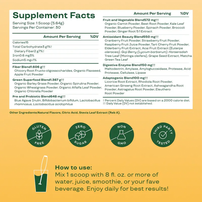 Greens & Superfoods Bloom Nutrition Coconut 30 servings