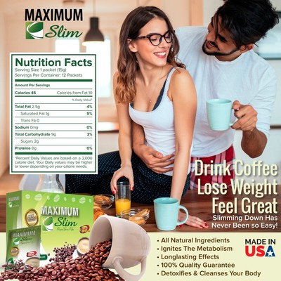 Maximum Slim Green Coffee 30 packs