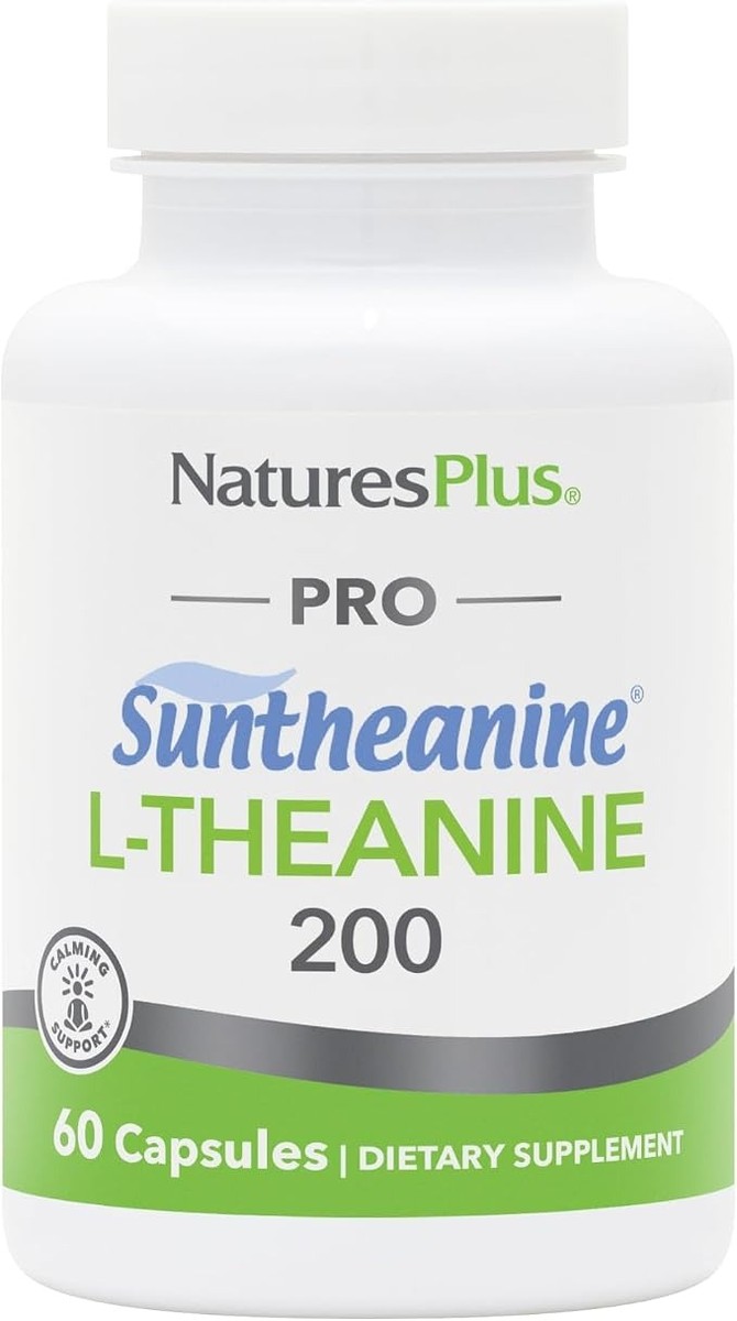 PRO Suntheanine L-Theanine 60 Capsules NaturesPlus