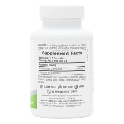 PRO Suntheanine L-Theanine 60 Capsules NaturesPlus