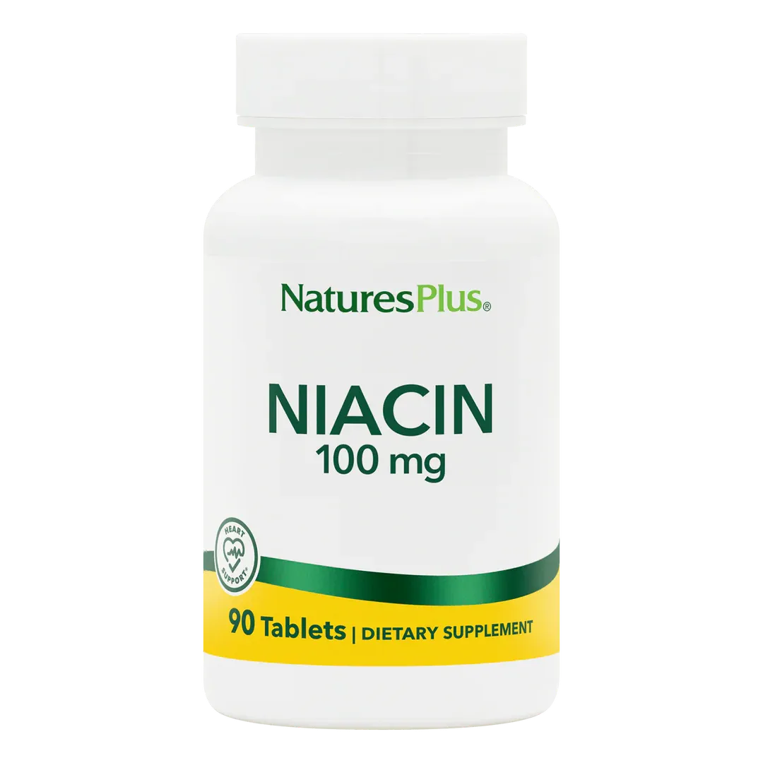 Niacin 100 mg Tablets 90 tabs- NaturesPlus