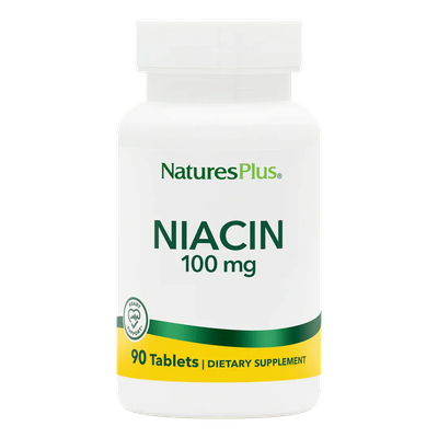 Niacin 100 mg Tablets 90 tabs- NaturesPlus