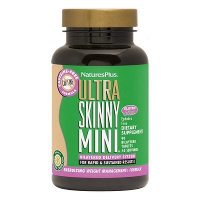 Ultra Skinny Mini® Caffeine-Free 90 Tablets NaturesPlus
