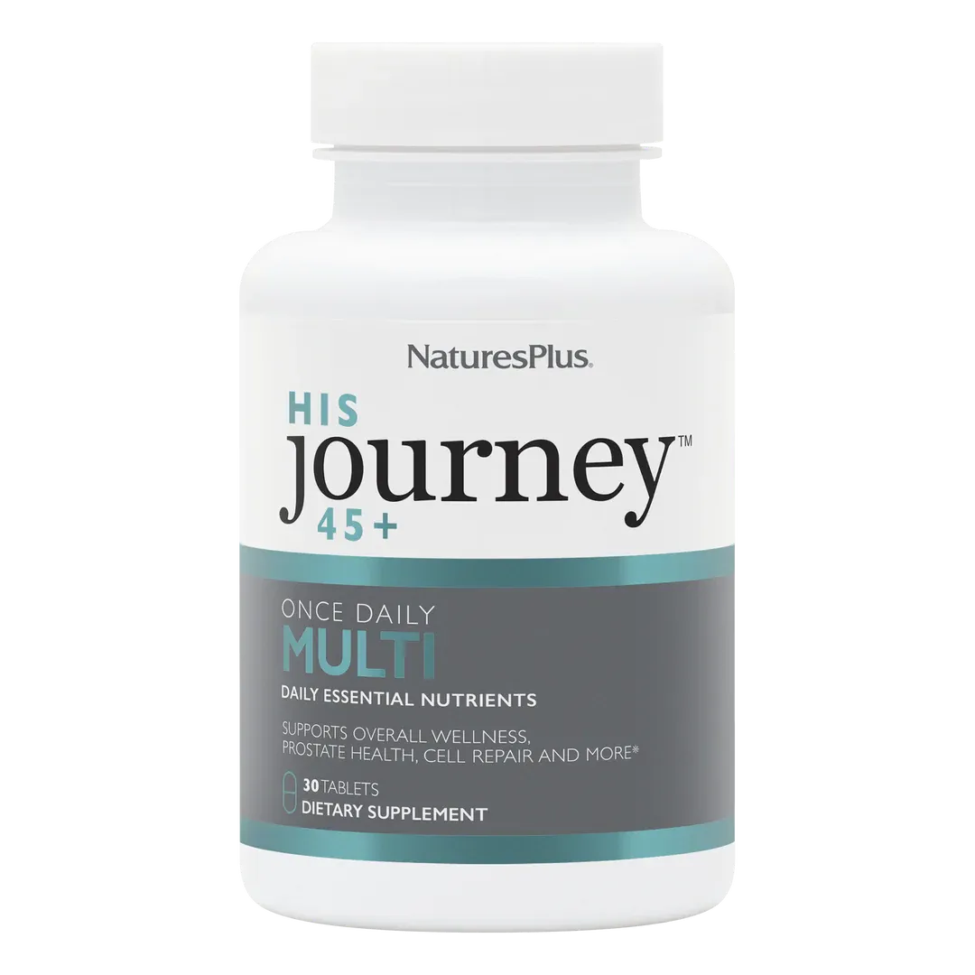 His Journey™ 45+ Multivitamin 30 tabs NaturesPlus