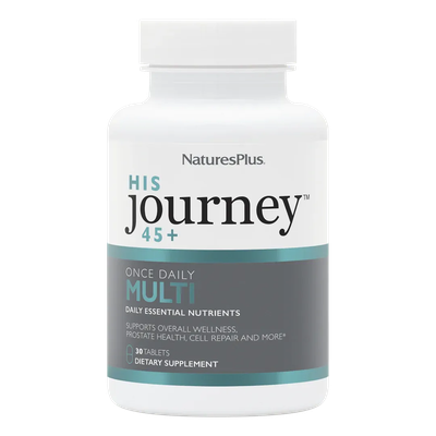 His Journey™ 45+ Multivitamin 30 tabs NaturesPlus